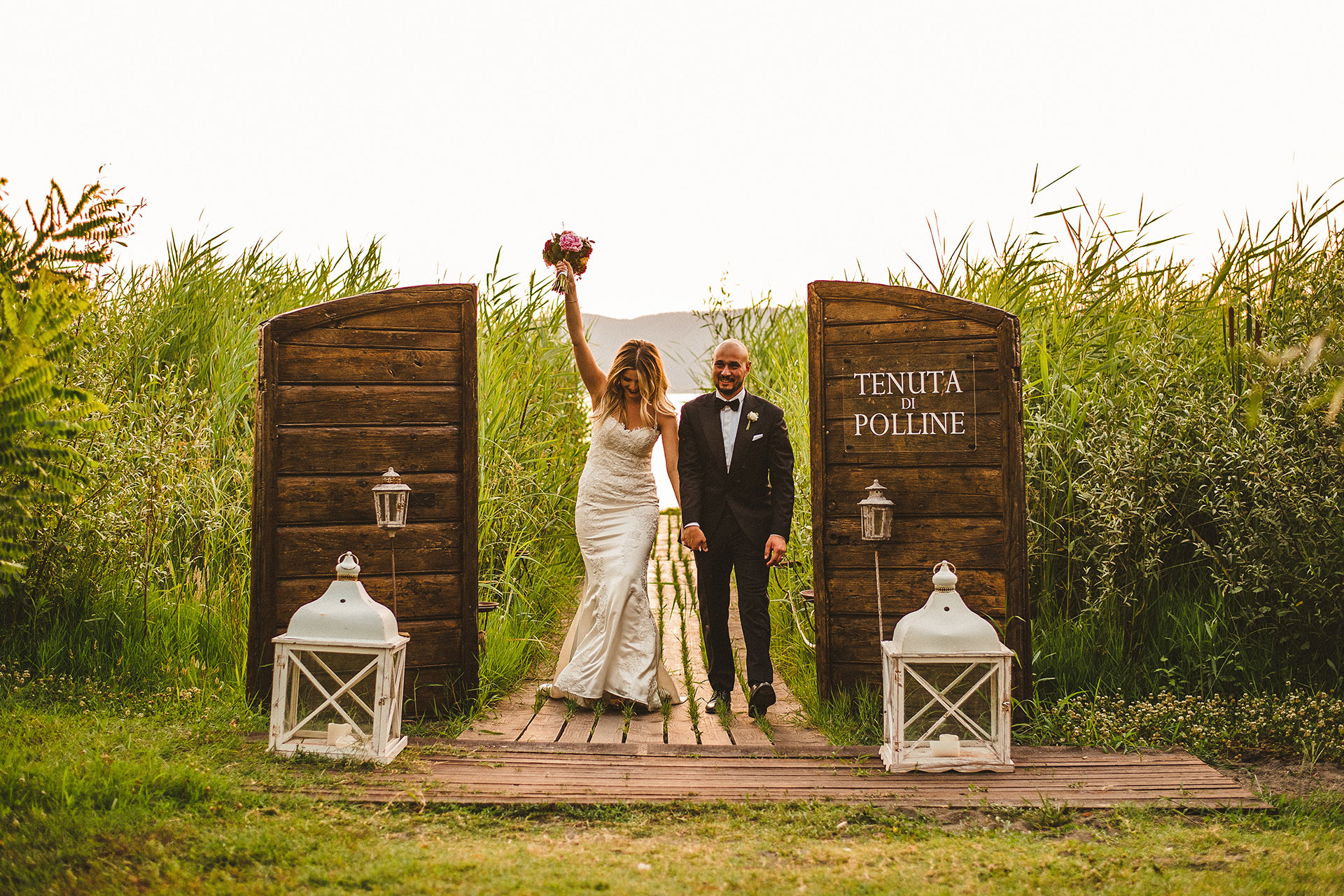 matrimonio tenuta di polline