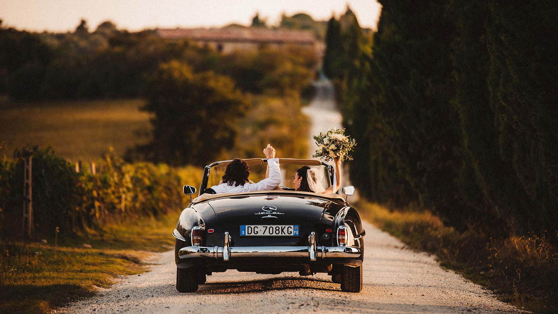 Matrimonio in vigna in Toscana