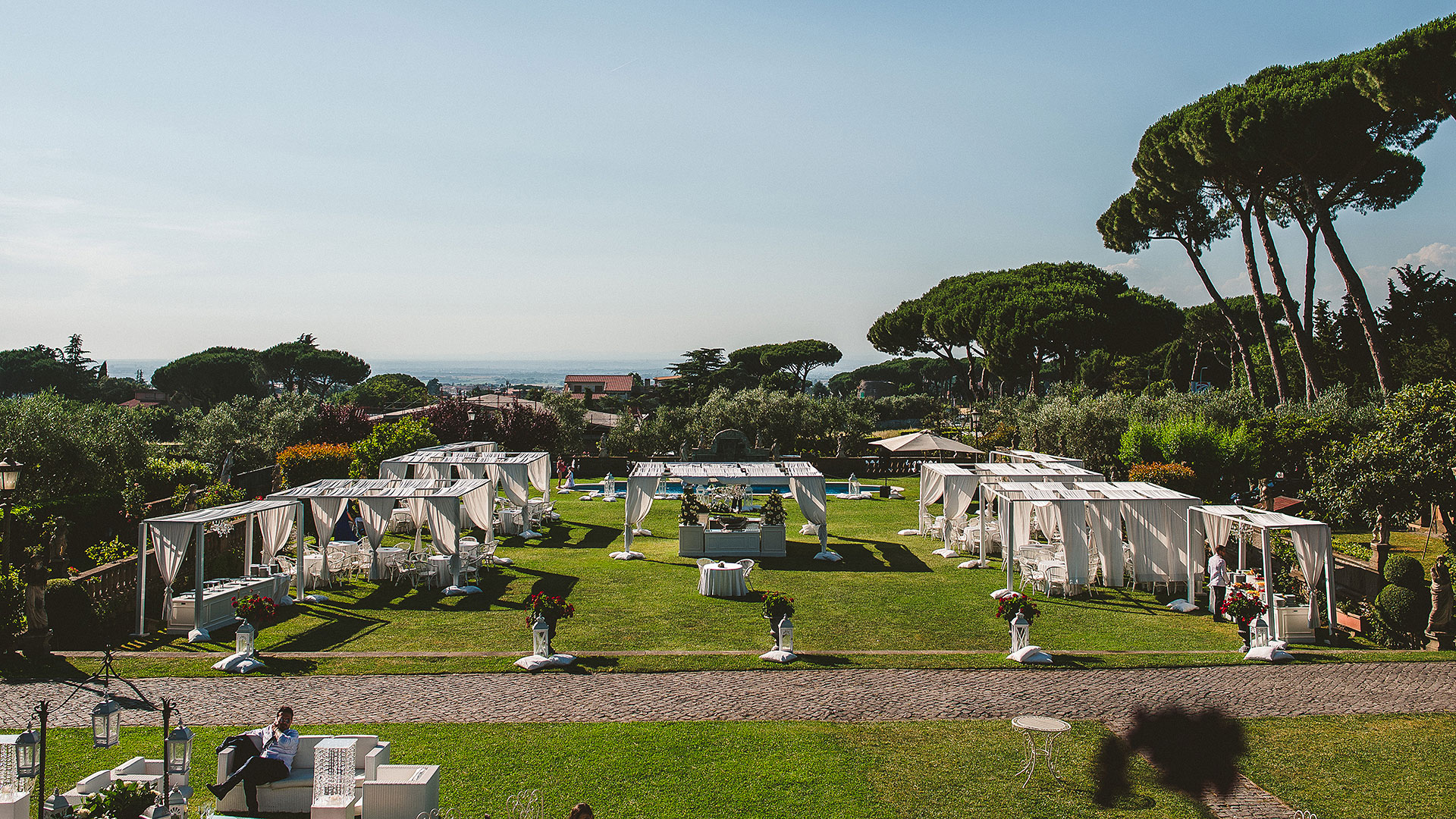 foto e video matrimonio villa appia eventi