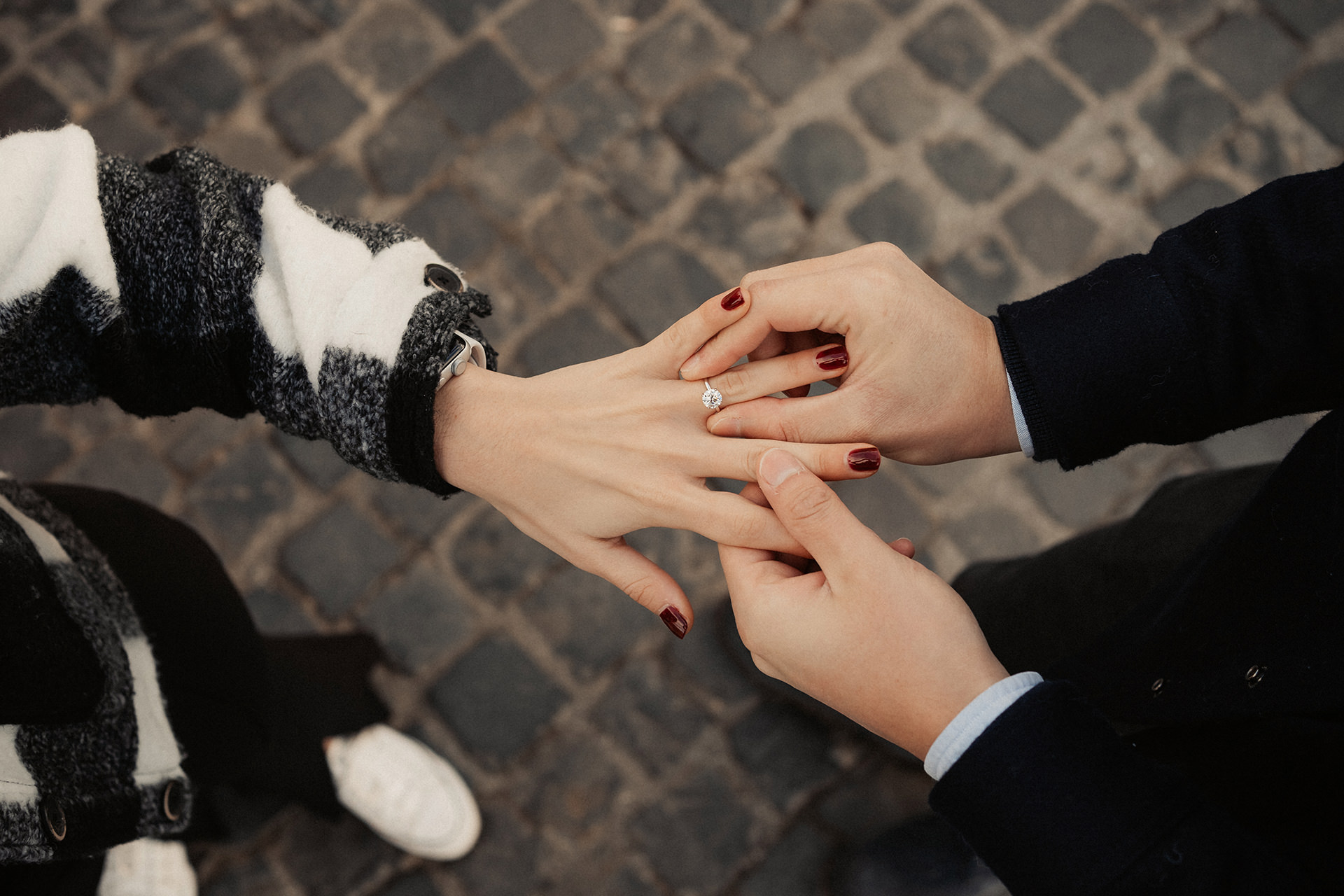 wedding proposal in rome