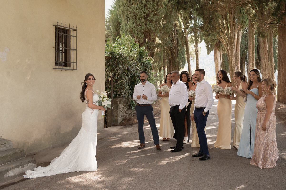 wedding at castello del trebbio