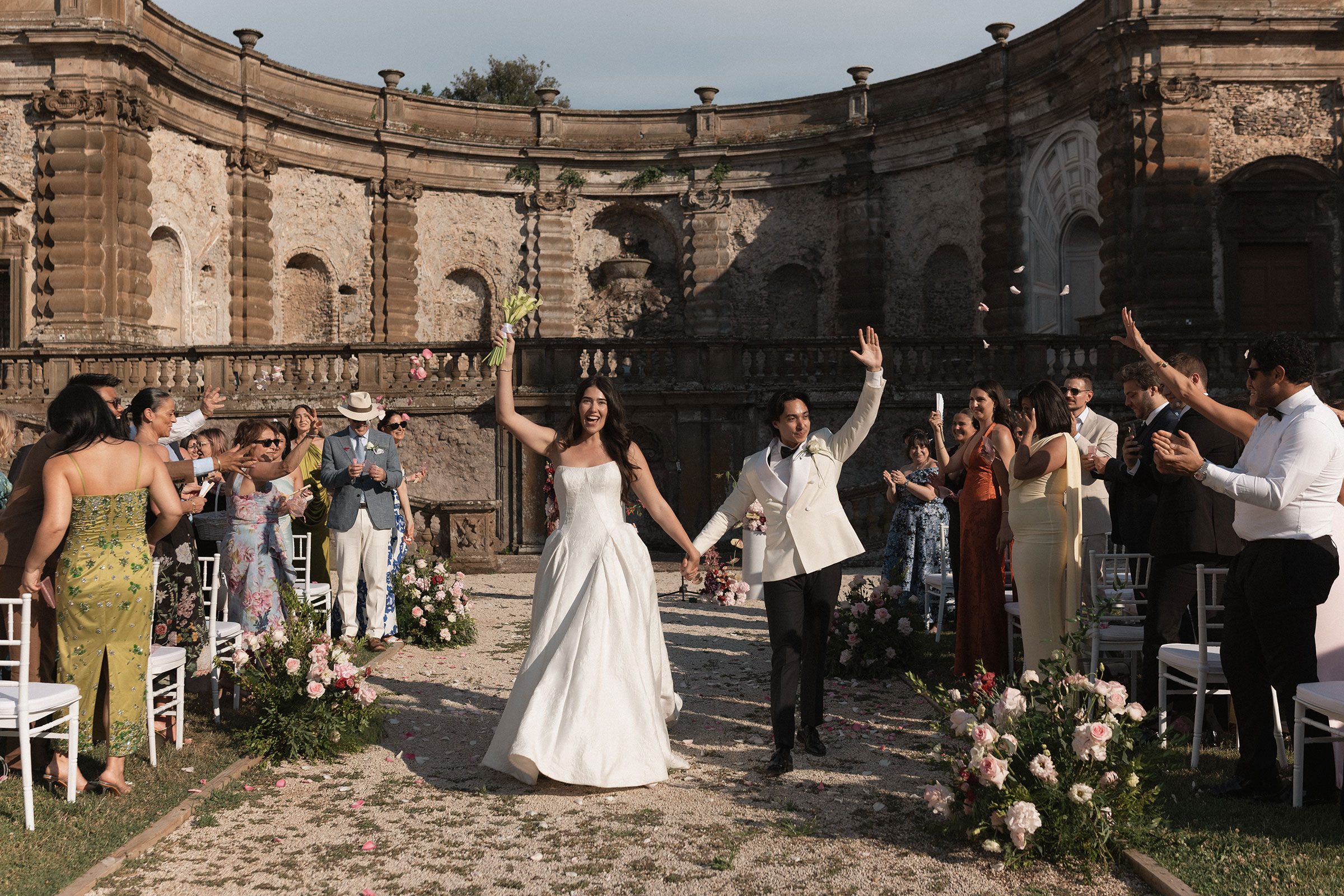 wedding at villa mondragone
